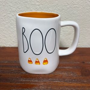 Rae Dunn Boo Mug with candy corn